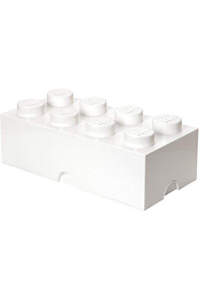 Room Copenhagen Cub de depozitare LEGO 8 alb - RC40041735