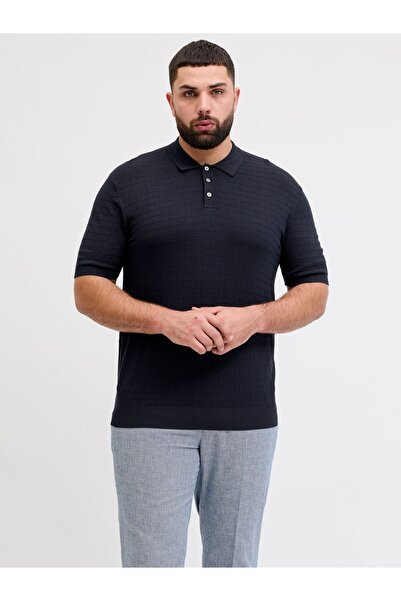 Jack & Jones Plus Gestricktes Polo Plus Size Gestricktes Polo