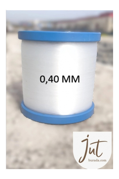 J JÜTBURADA CLASSIC 1 KG BEYAZ BOBİN MİSİNA 0,40 MM