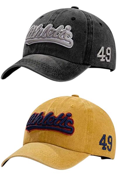 Uniquetrenders Unisex Vintage Athletic 49 Κεντημένο Ρυθμιζόμενο Καπέλο Μπέιζμ...