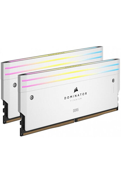 Corsair Dominator Titanium RGB Alb 96GB DDR5 6600MHz CL 32 Dual Channel
