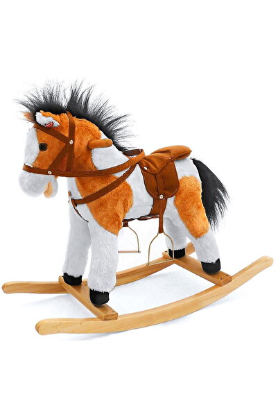 Milly Mally Rocking horse with melody Jurášek light brown
