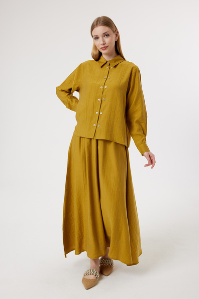 Suede Style 6304 - Κομψό, άνετο, μαλακό ύφασμα modal, χαλαρό γυναικείο σετ πο...