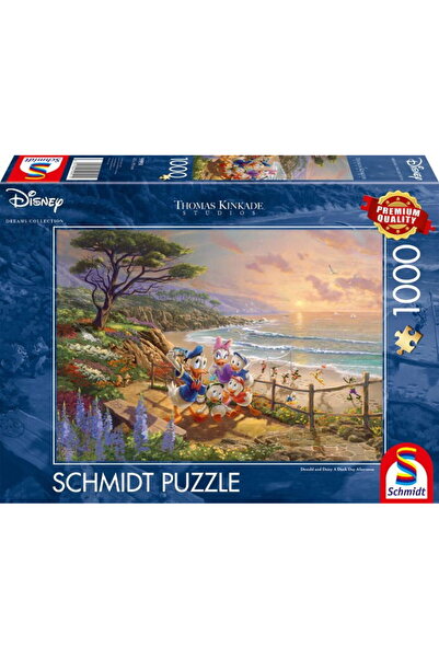 Schmidt Spiele Studiourile Thomas Kinkade: Disney - Donald și Daisy, O seară ...