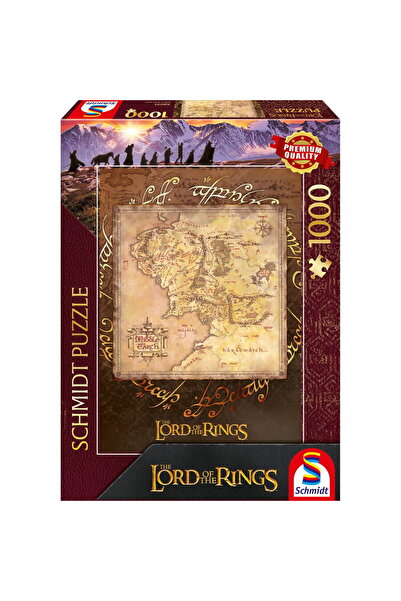 Schmidt Spiele Lord of the Rings - Middle Earth, Puzzle 1000 pieces