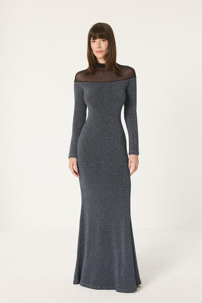 Touché Privé Sim Detail Long Sleeve Dress