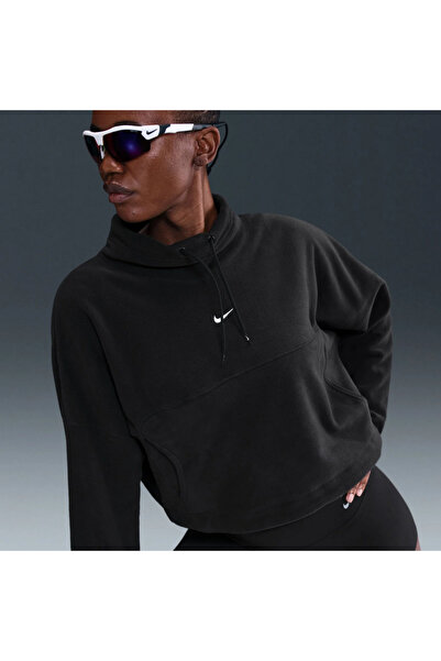 Nike Therma-Fit Kadın Siyah Polar Sweatshirt(YOUSPORTS)