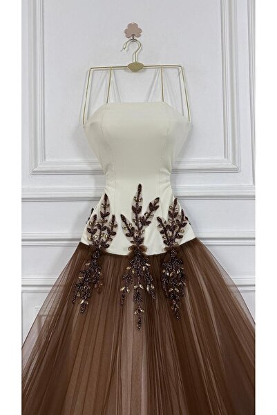 Boutique 219 Evening Gown with Luxurious Embroidery Work