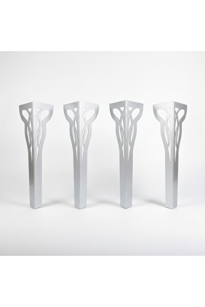 UYART HOME Uyart S2 Flora Gray Metal Table Leg – Decorative Modern Table Leg ...
