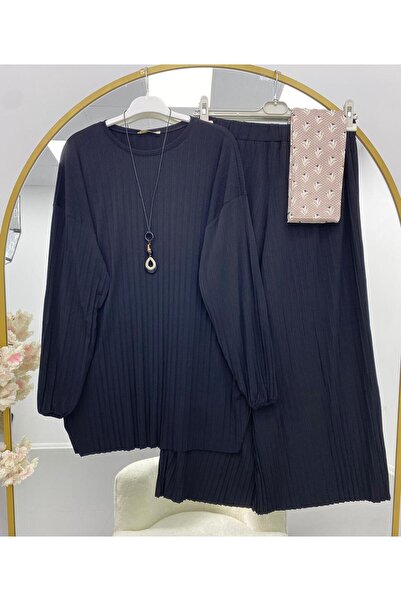 VOLT CLOTHİNG Women's Snday Fabric Double Set