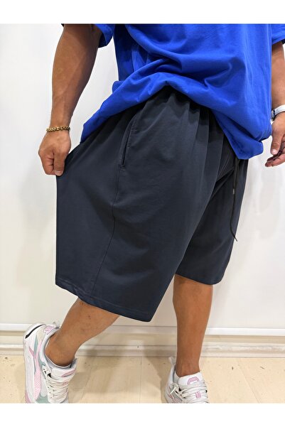 Bas Body FitnessWear Σορτς Κάπρι σε μεγάλο μέγεθος σε σκούρο μπλε χρώμα, 100%...
