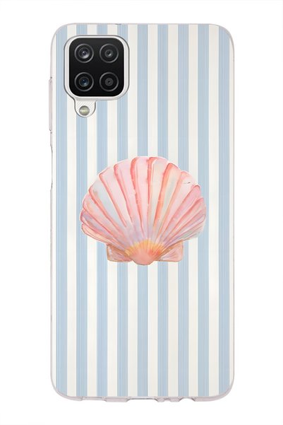 FLAMENKO Samsung Galaxy A22 / M22 / M32 Compatible Shell Patterned Transparen...