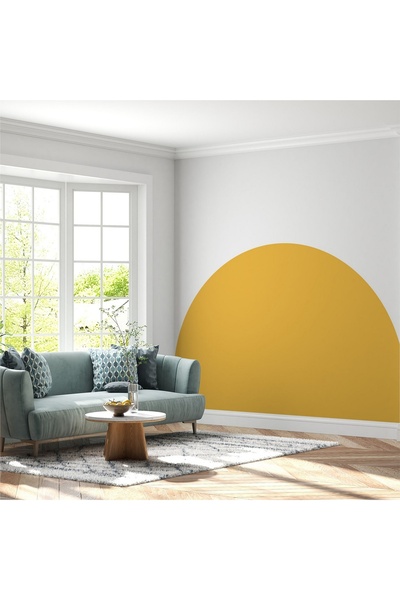 OEM Αυτοκόλλητο τοίχου διακοσμητικό Re-Bloom, βινυλίου, κίτρινο, 60 x 100 εκ.