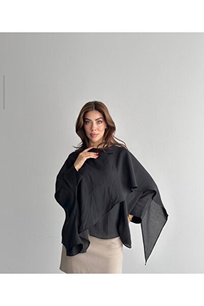Butik Beyza Cloak Detailed Blouse