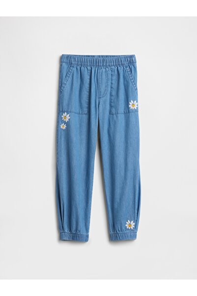 GAP Kız Bebek Mavi Pull-On Paraşüt Pantolon