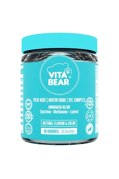 Vita Bear Strong Hair Gummy Vitamin 60 Adet