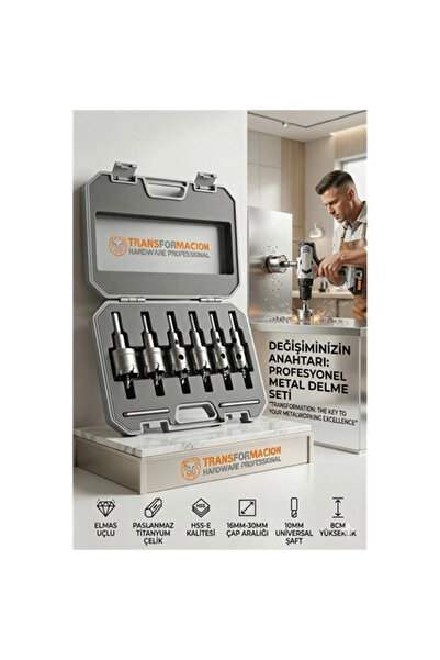 Bucuks Mey İthalat® Çelik Usta Serisi 6'lı Titanyum Elmas Uçlu Metal & Çelik ...