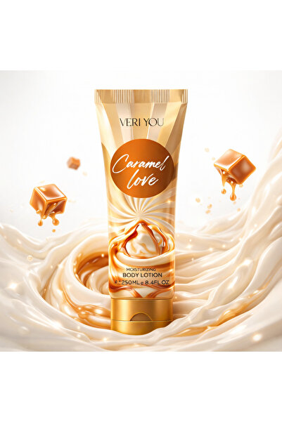 veri you Κρέμα Σώματος Καραμέλα Αγάπης – Ενυδατική, Γλυκό Άρωμα Καραμέλας, Βε...
