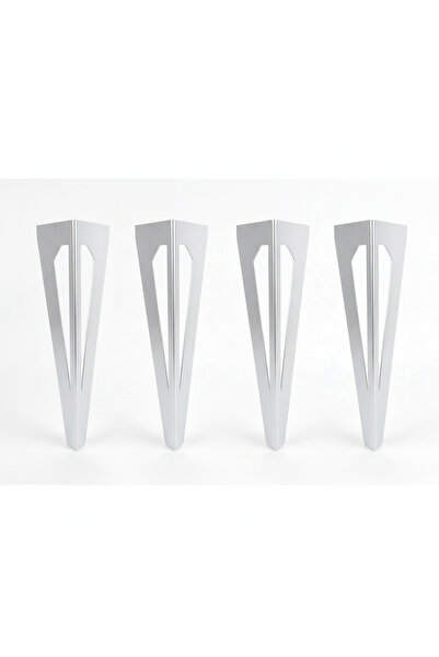 UYART HOME UYART S6 Arrow قاعدة طاولة معدنية من الكروم - تصميم حديث وأنيق - 7...
