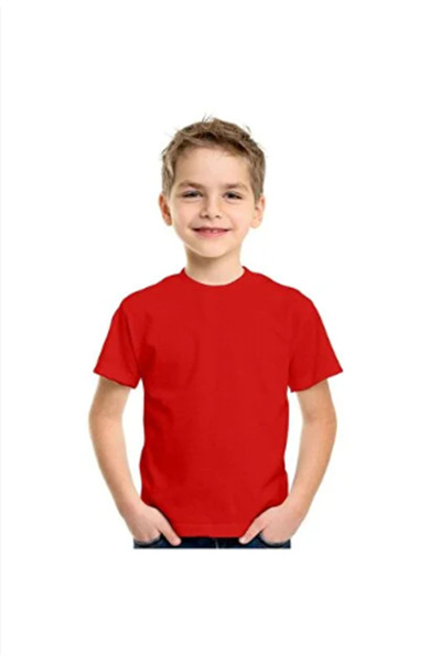 Kezban Tekstil Short Sleeve 98% Cotton 2% Lycra Children's T-Shirt