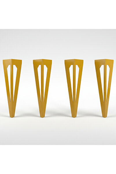 UYART HOME UYART S6 Arrow Gold Metal Table Leg – تصميم حاد وعصري – 72 سم