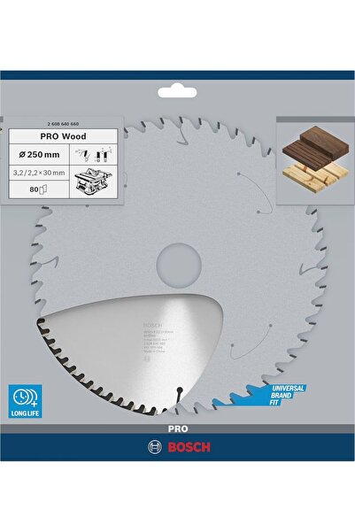Bosch 250mm 80 diş elmas daire testere bıçağı
