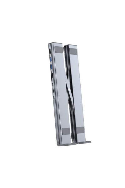 UBLUE حامل USB-C Hub، 100 واط PD، محول متعدد المنافذ 8 في 1 من النوع C، HDMI ...
