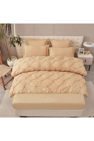 Pucioasa Duvet Cover Set with Stretchy and pleats for double bed Pucioasa, SD...