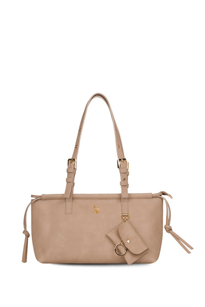 U.S. Polo Assn. Γυναικεία Τσάντα Ώμου Stone US26222 – Καθημερινό, Κομψό Σχέδι...