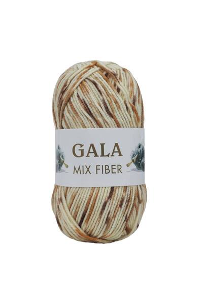 Gala Εξαγωγικό Υπόλειμμα Μείγμα Ινών Διαβαθμισμένου Χρώματος Καφέ Μπεζ