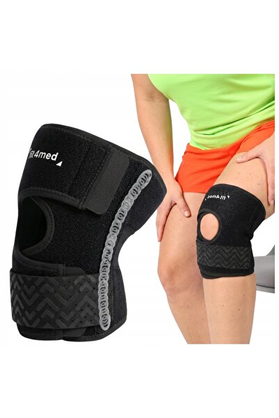 Fit4Med Knee Stabilizer, Fit4Med, Lightweight Sport, L/R, M/L, Black