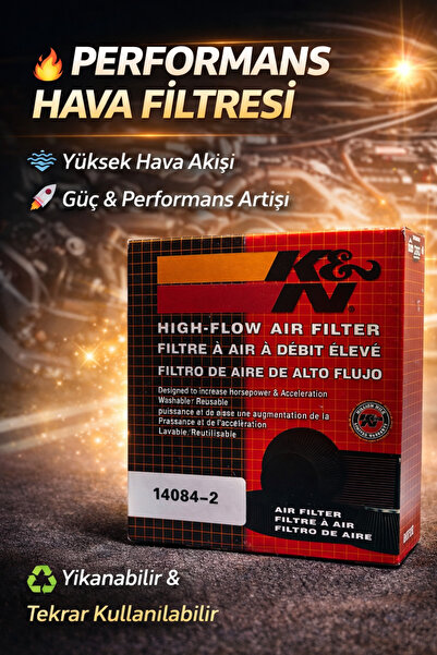 CAR BOOST K&N Oto Hava Filtresi Stickerli ve Oto Koku Kartı Hediyeli🎁