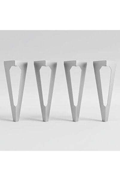 UYART HOME Uyart S14 Axis Grey Metal Table Leg – Minimal Modern Design – 72 cm
