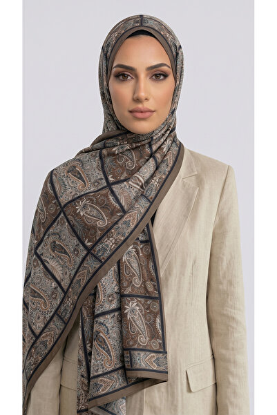 Karaca ΒΑΜΒΑΚΕΡΟ ΣΑΛΙ ΜΕ ΣΧΕΔΙΟ PAISLEY - ΕΚΡΟΥ / ΜΠΕΖ