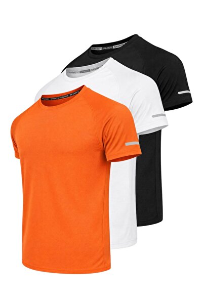 pandy Αθλητικό Τεχνικό Αθλητικό Μπλουζάκι 3 τεμαχίων με ιδιότητα γρήγορου στε...