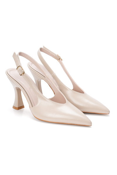 Melvoria Γυναικεία κομψά παπούτσια με τακούνι 9 εκ. και μυτερή μύτη