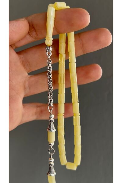 Filiya Cut-Out Model Beirut Drop Amber Prayer Beads