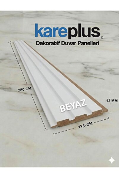 TR MDF LAMBİRİ BEYAZ