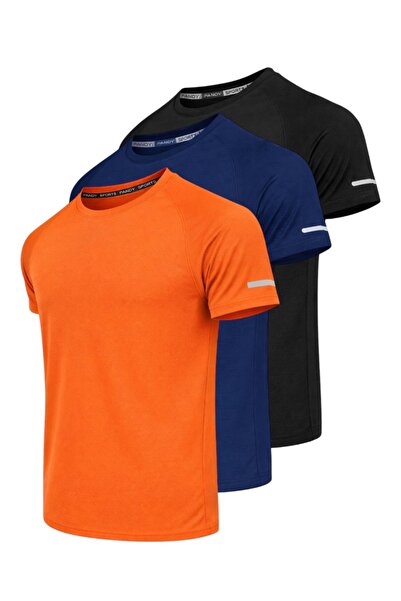 pandy Αθλητικό Τεχνικό Αθλητικό Μπλουζάκι 3 τεμαχίων με ιδιότητα γρήγορου στε...