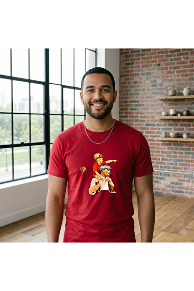 offsidesign Unisex T-Shirt Ataturk and Child 23 April Designed Short-Sleeve T...