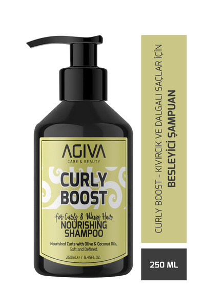 agiva care& beauty Curly Boost Besleyici Şampuan-250ML