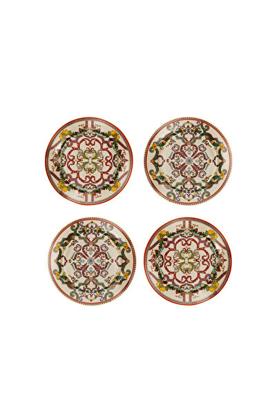 Lucky Art Velora Bone 4-Piece Plate Set 20 cm