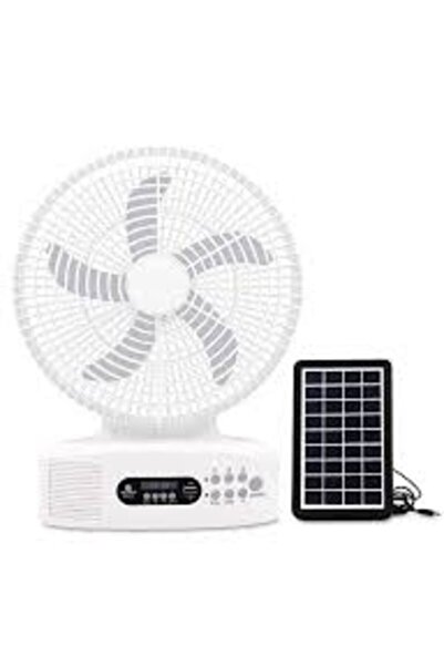 Easy power مروحة EP-312 قابلة لإعادة الشحن تعمل بالتيار المتردد/المستمر مع مك...
