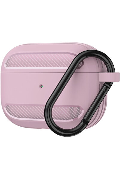 Techsuit Husa pentru AirPods 3 - Carbon Silicone - Pink