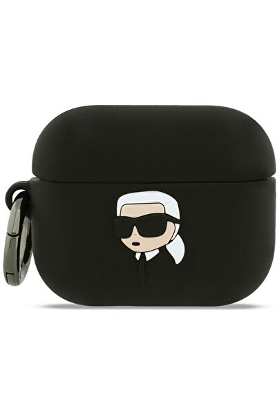 Karl Lagerfeld Husa pentru Apple AirPods Pro 3 - Silicone Karl Head 3D (KLAP3...