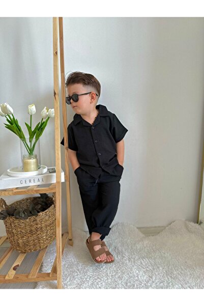 RÜYA KİDS Boy's Summer Festive & Casual Stylish 2-Piece Set