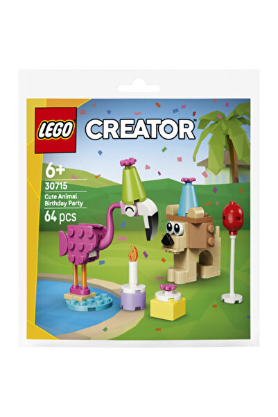 LEGO animale petrecere zi nastere 30715 64 piese + 6 ani