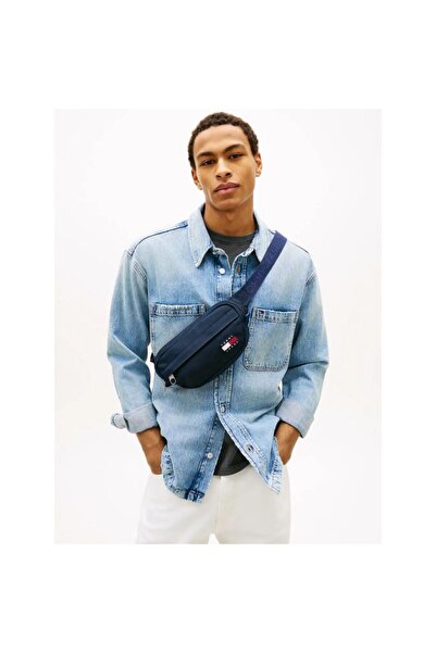 Tommy Hilfiger Erkek Lacivert Bel Çantası (AM0AM13701-C1G)