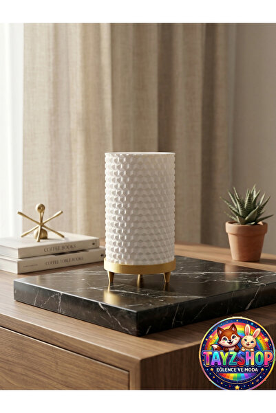 TAYZSHOP Tayz Shop Özel Tasarım Petek Dokulu Modern Dekoratif Gece Lambası Go...