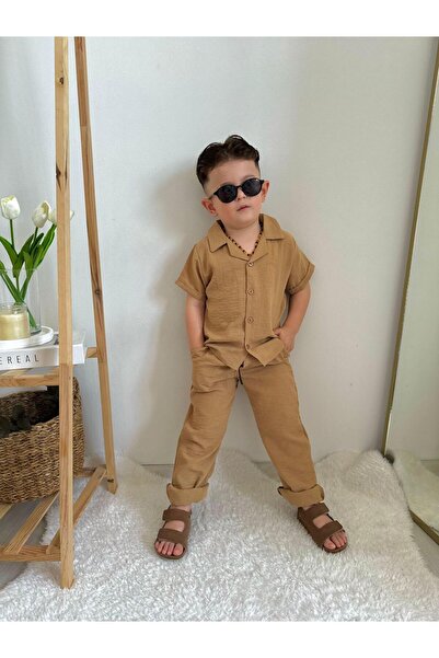 RÜYA KİDS Boy's Summer Festive & Casual Stylish 2-Piece Set